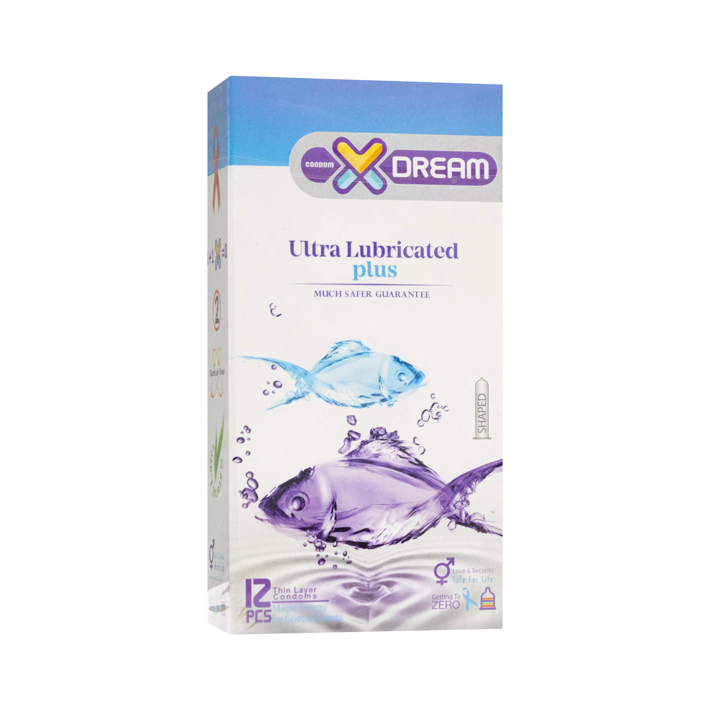 کاندوم Ultra Lubricated Plus بسته 12 عددی ایکسدریم